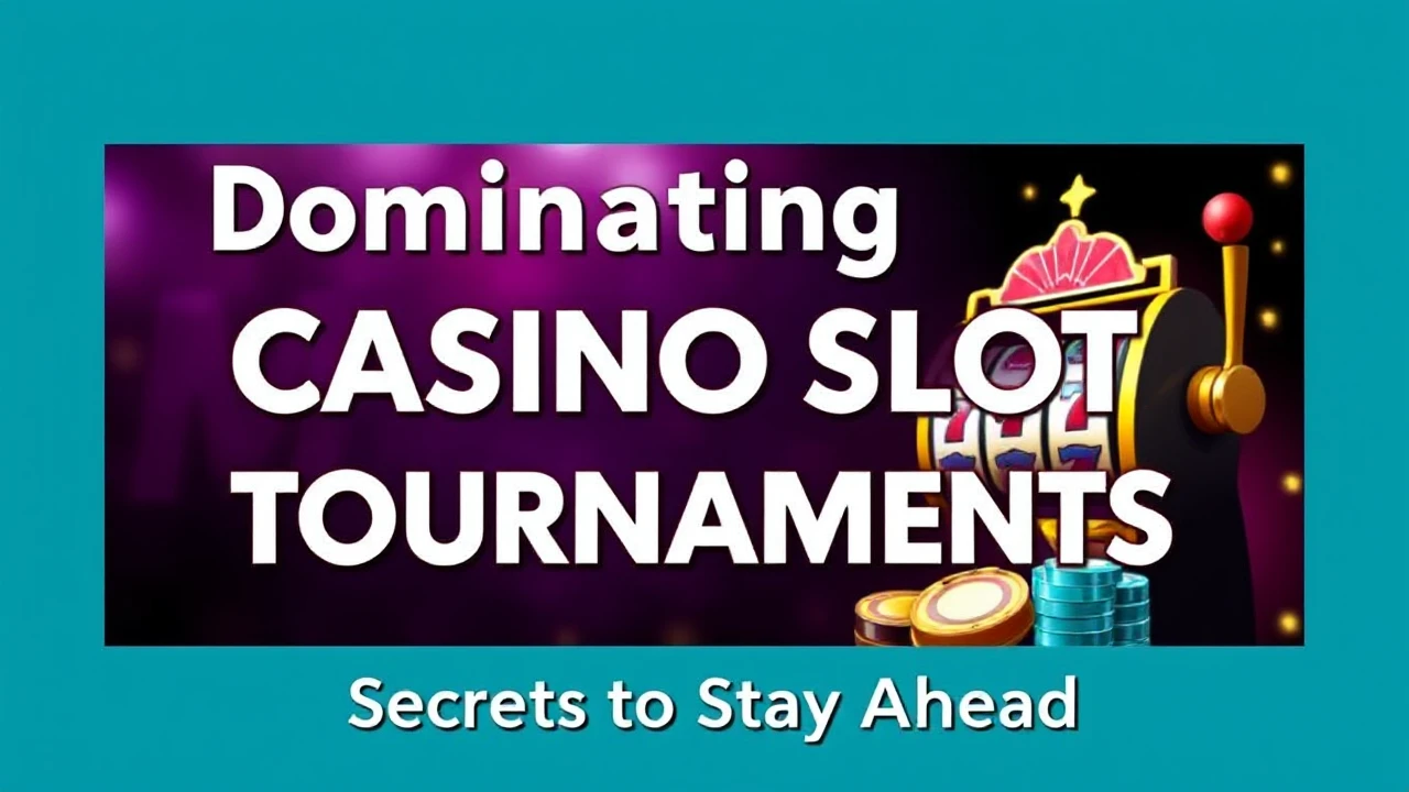 Dominating Casino Slot Tournaments: Secrets to Stay Ahead