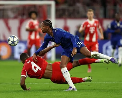 Chelsea's manager fumes after the German giants center-back Jonathan Tah escapes dismissal in UCL defeat